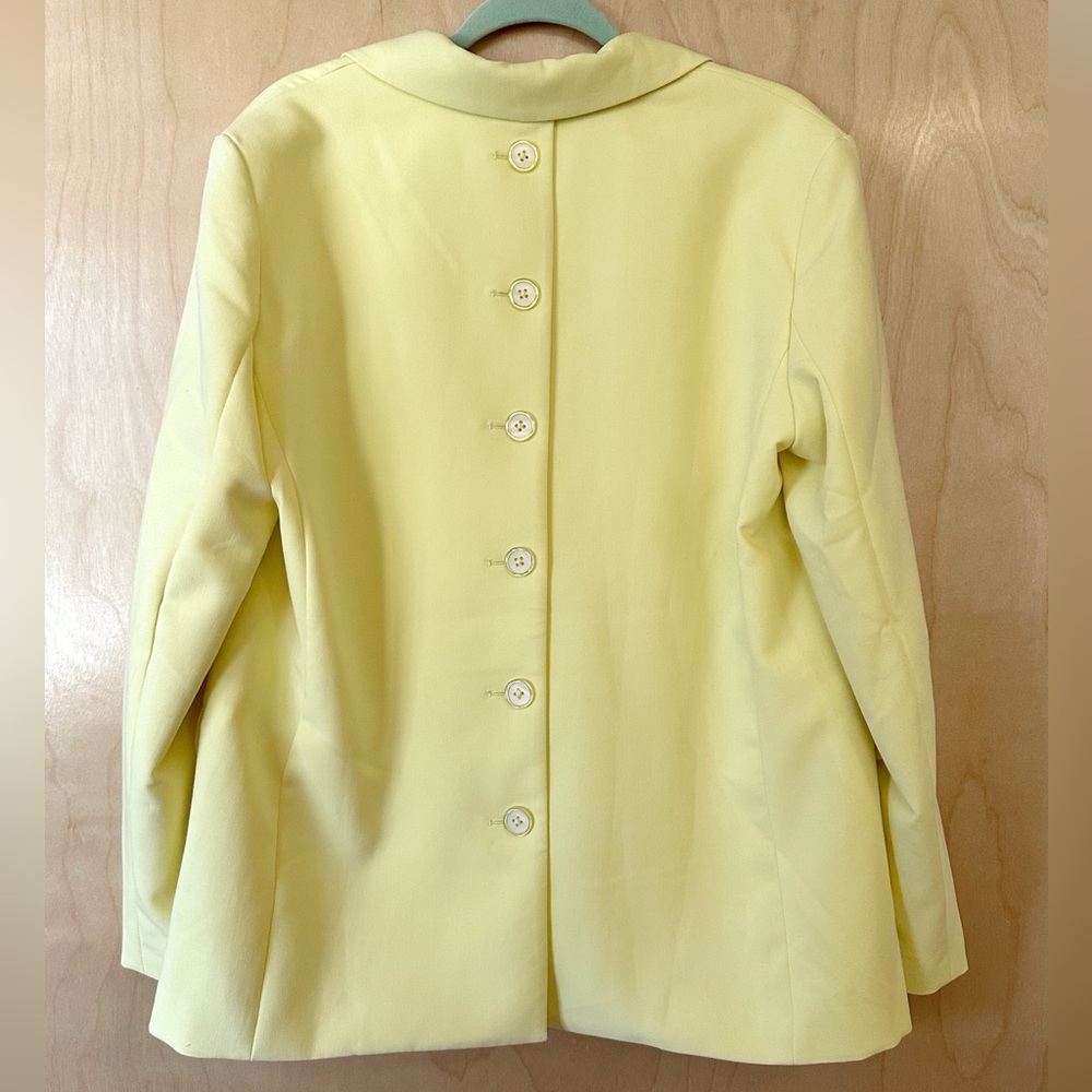 Anthropologie Maeve Button-Back Blazer Size Large